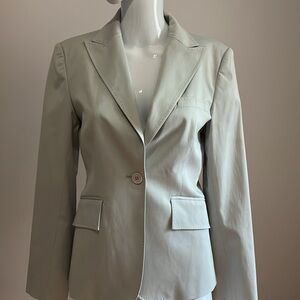 Sandra Angelozzi Women's Gray Blazer Size 38/ US 4
